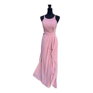 Aziza dusty rose formal bridesmaid party prom dress nwt size 2